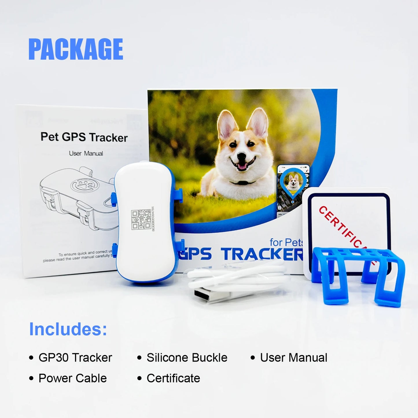 Wanwaytech 4G Lte Pet Tracker Real Time Antilost Locator