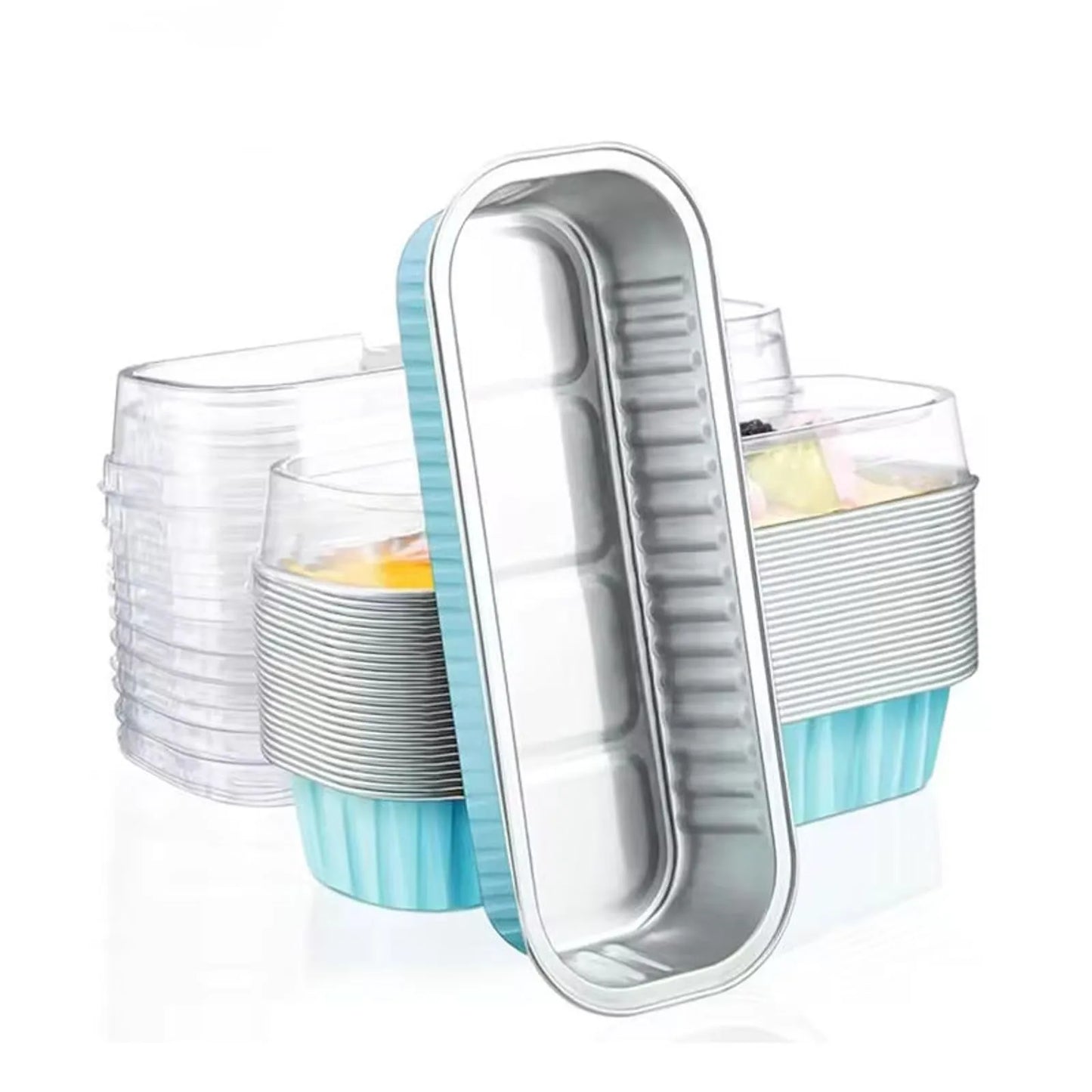 Disposable Mini Loaf Baking Pans Oven Safe Cookware Trays