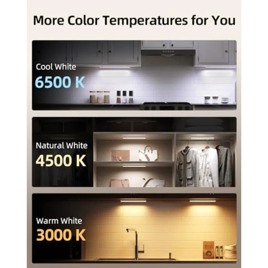 Under Cabinet LED Lighting With Charging Station And Motion Sensor