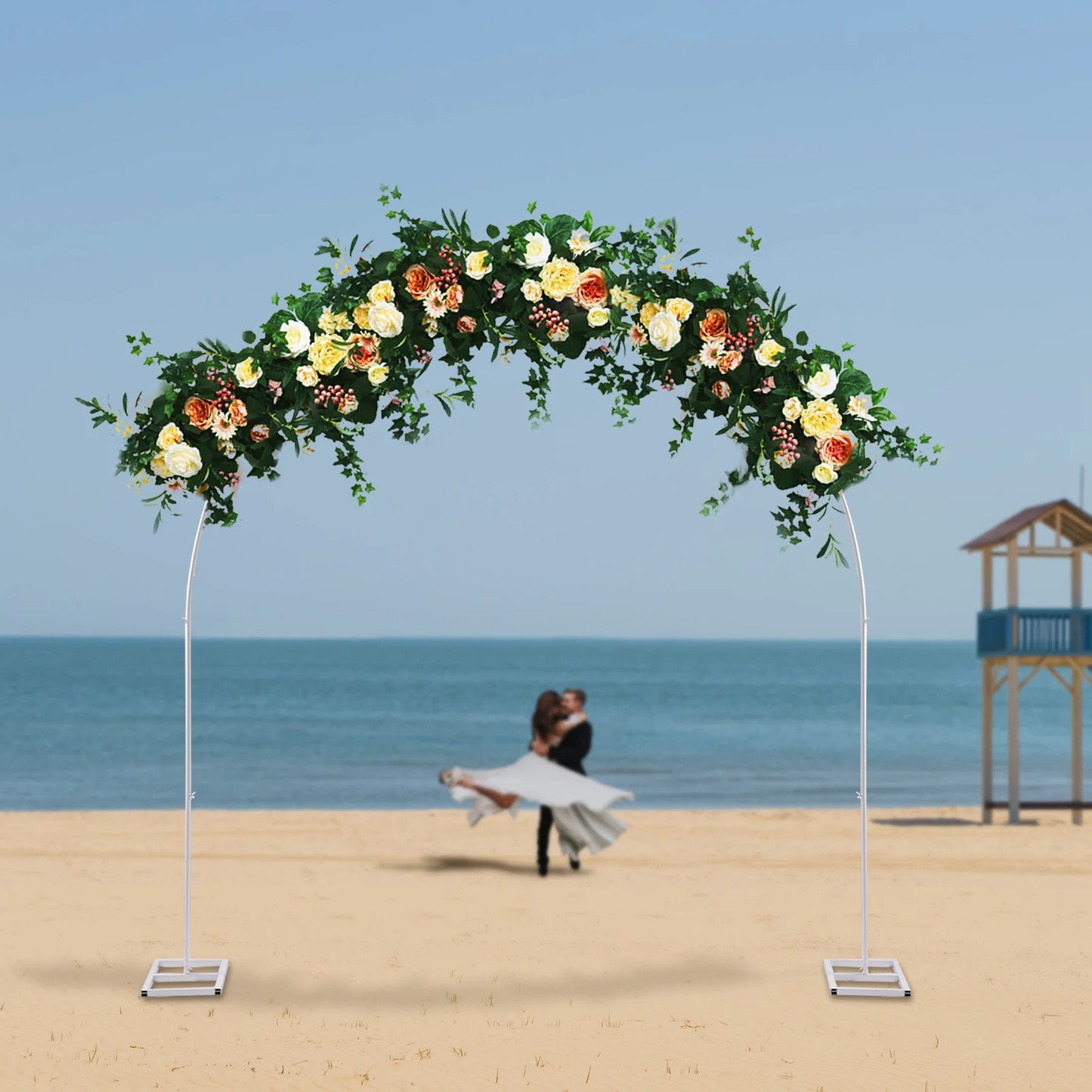 Sichuan Electronic Metal Wedding Arch Stand Backdrop
