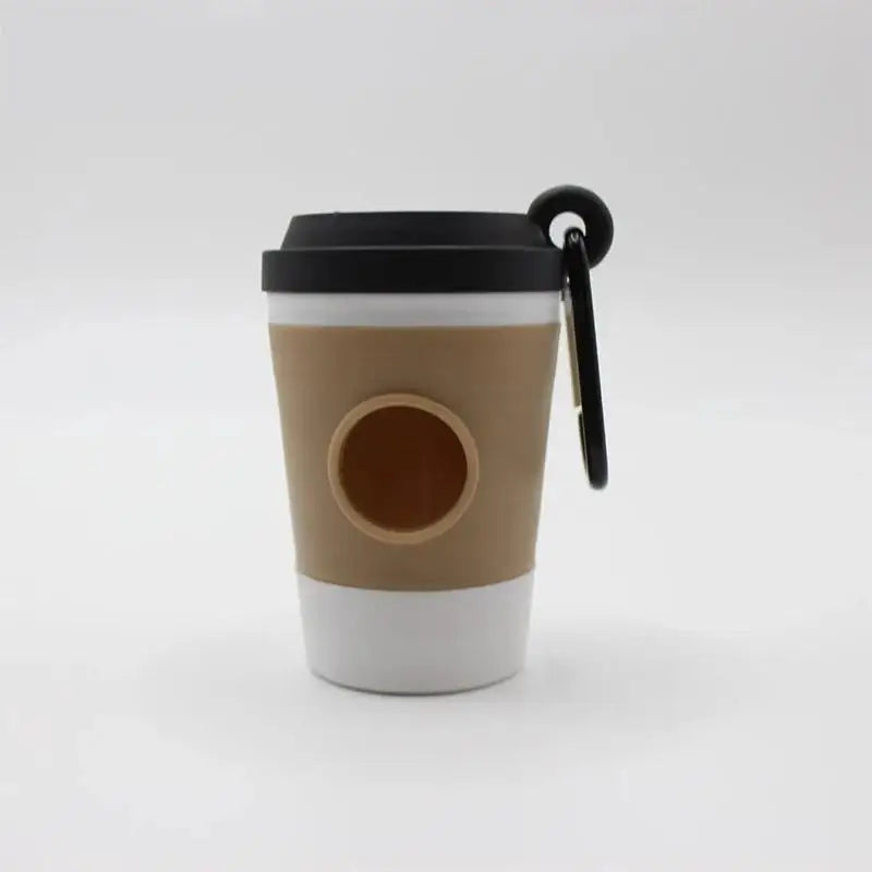 Portable Coffee Cup Dog Waste Bag Storage Container
