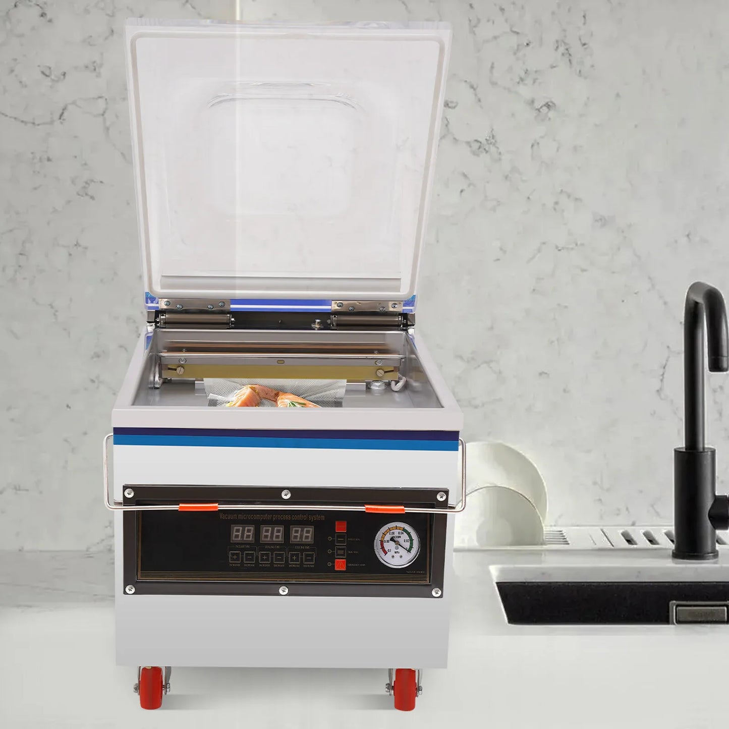 DZ 320 Electric Vacuum Packing Machine Chamber Sealer 800W
