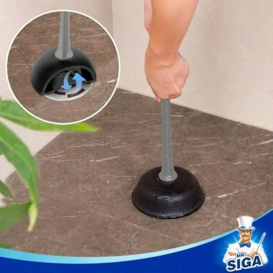 Toilet Plunger And Bowl Brush Combo Two Pack For Bathroom Cleaning