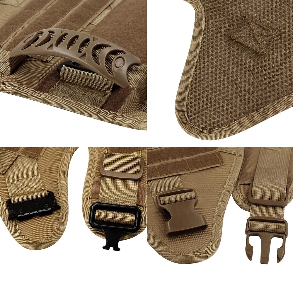 Padded Nylon Dog Harness And Leash Set With Quick Release