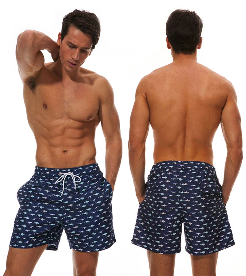 Quick Dry Summer Mens Swim Board Shorts For Beach Trunks