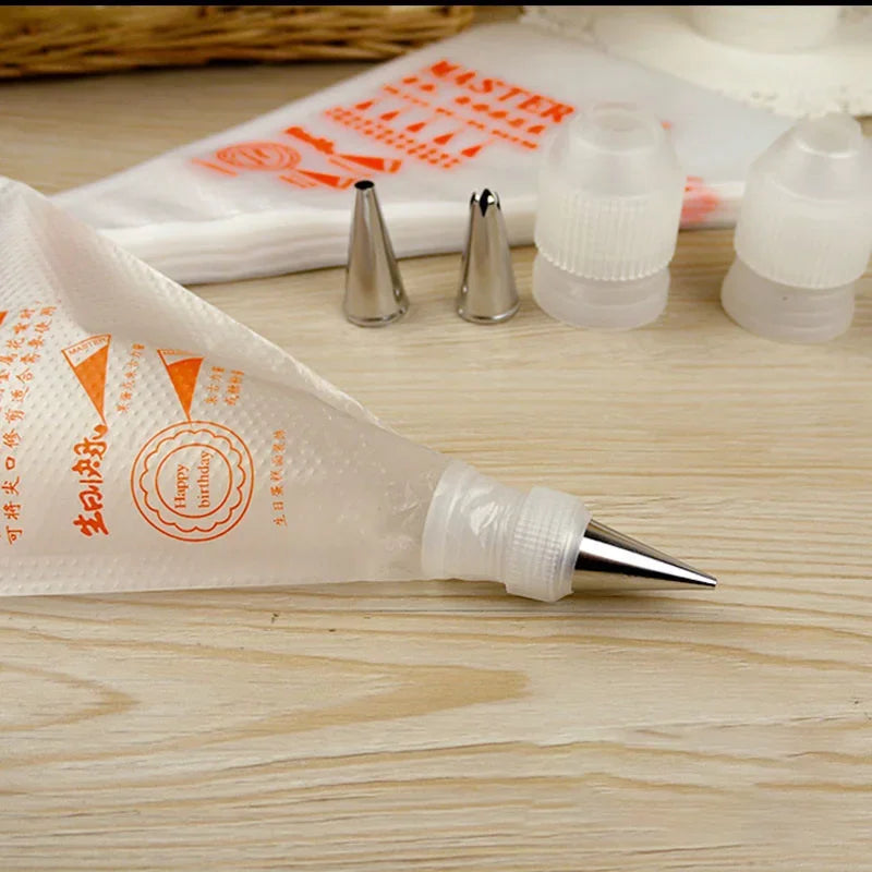 Disposable Pastry Bags for Cake Icing and Piping Tools