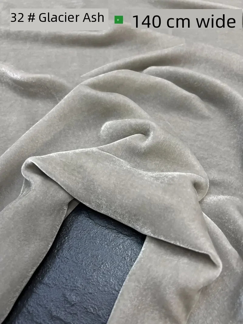 NONECN Mulberry Silk Velvet Fabric for High End Dresses