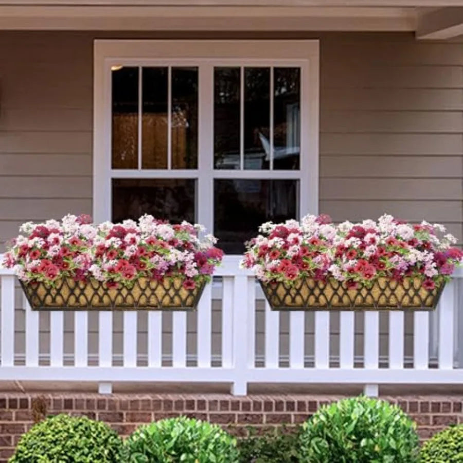 Window Boxes Planters Railing Planter Box With Adjustable Brackets