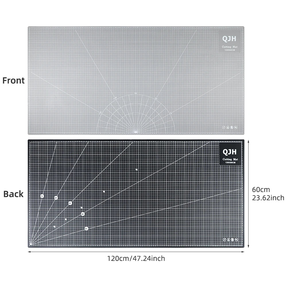 QJH PVC Cutting Mat Double Sided Precision for Engraving Crafts