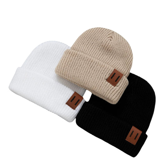 Baby Knitted Winter Beanie Hat Set for Boys and Girls