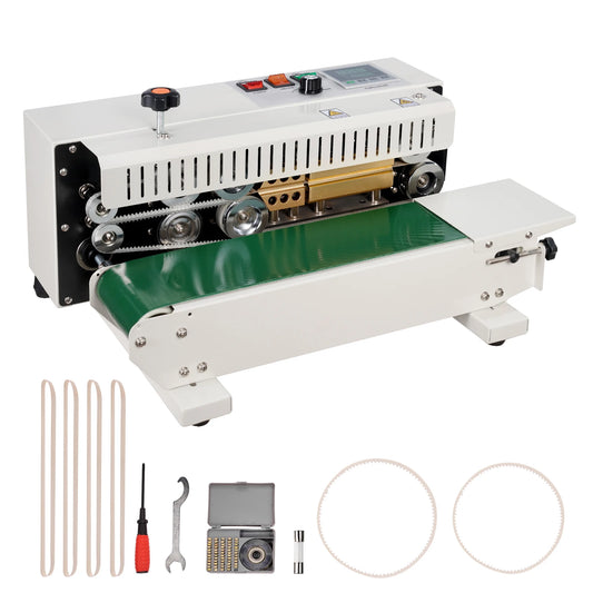 SucceBuy Horizontal Bag Sealing Machine for 0.02 to 0.8 mm Bags