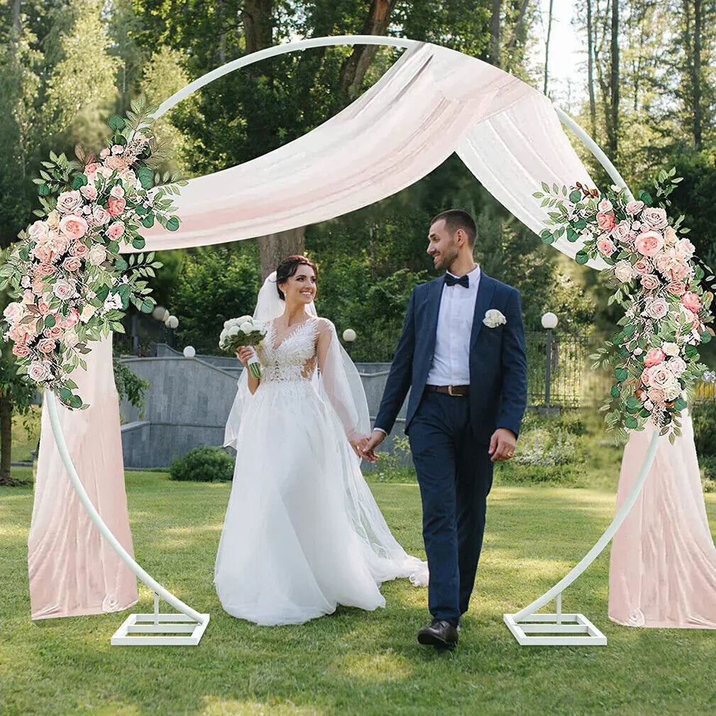 Wedding Arch Backdrop Stand Circle Frame For Balloon Decoration