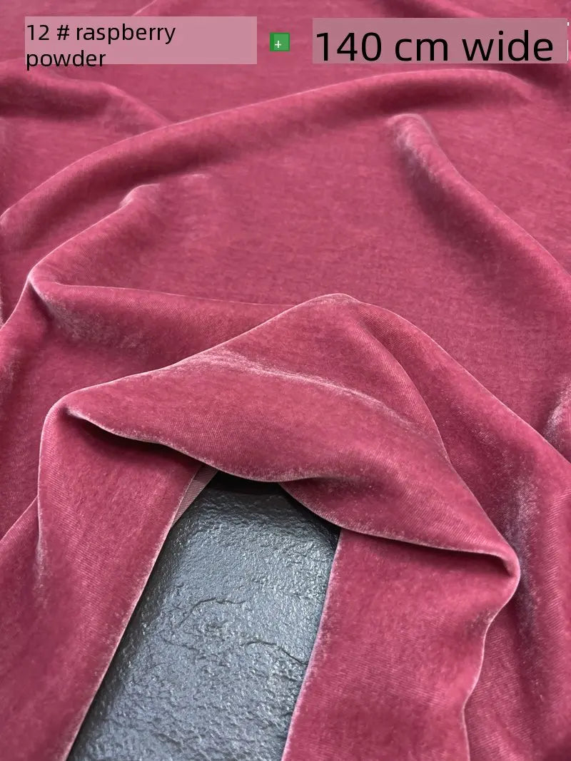 NONECN Mulberry Silk Velvet Fabric for High End Dresses