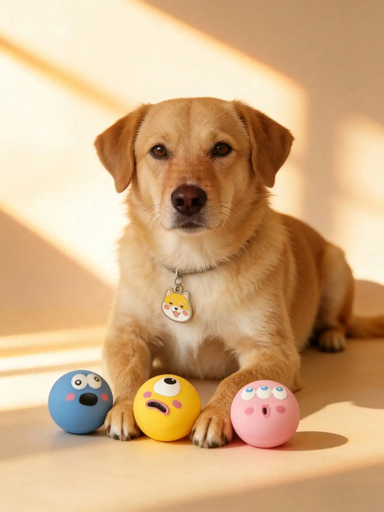 Interactive Squeaky Dog Toy For Dental Cleaning And Training