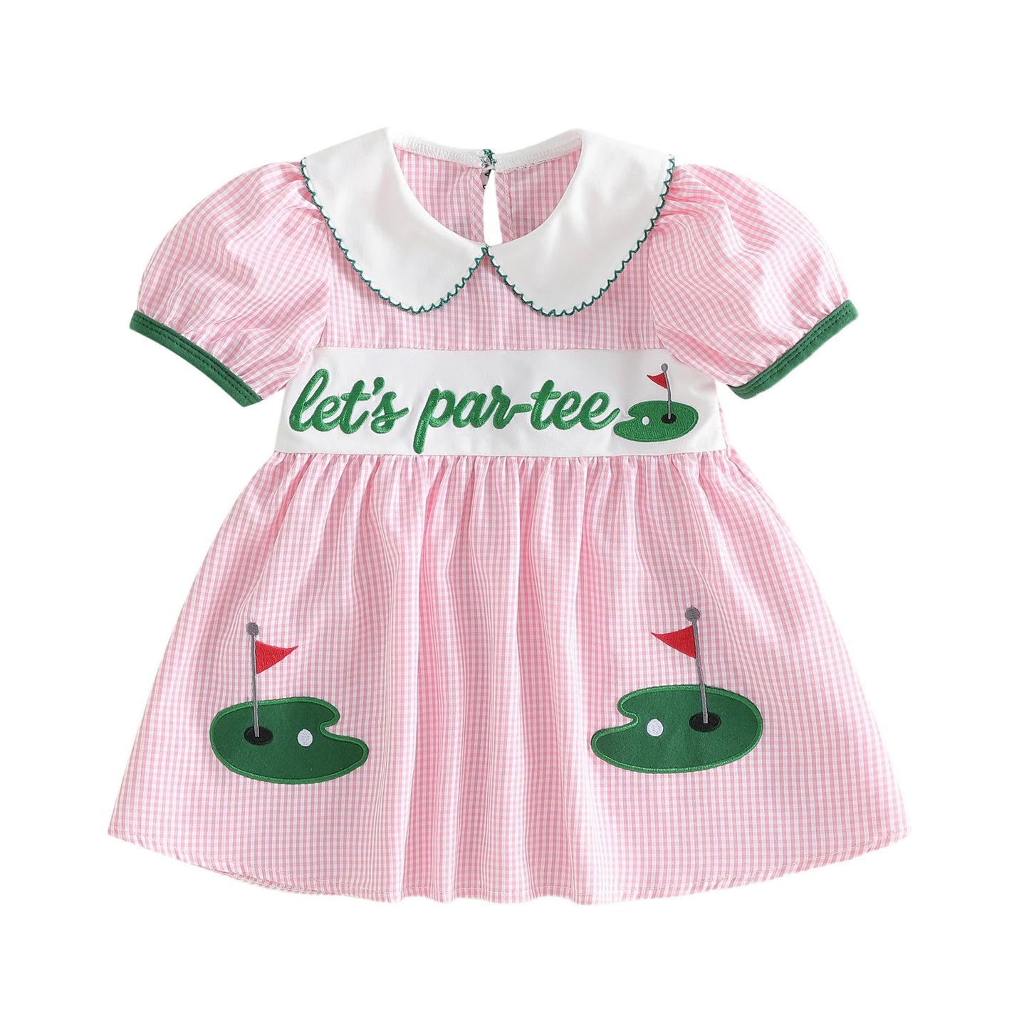 Infant Girls Sleeveless Floral Dress With Bowknot Waistband And Ruffles