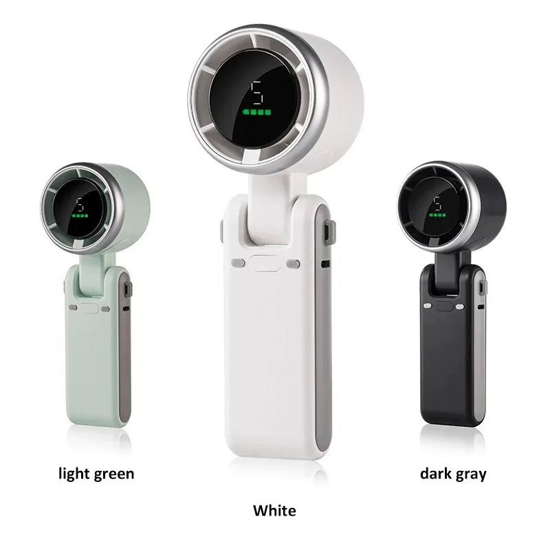 USB Rechargeable Foldable Mini Handheld Fan For Desk And Travel