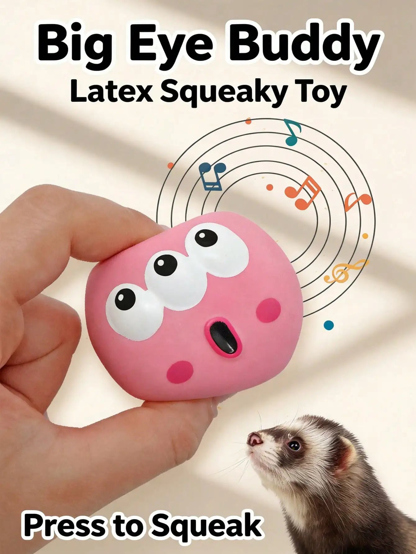Interactive Squeaky Dog Toy For Dental Cleaning And Training