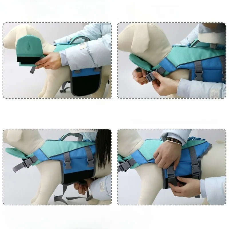 Dog Summer Swimming Life Vest Safety Jacket For Pool Surfing