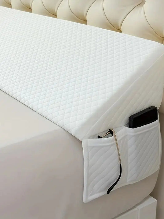 NONECN Bed Wedge Pillow Memory Foam Adjustable For Back Support