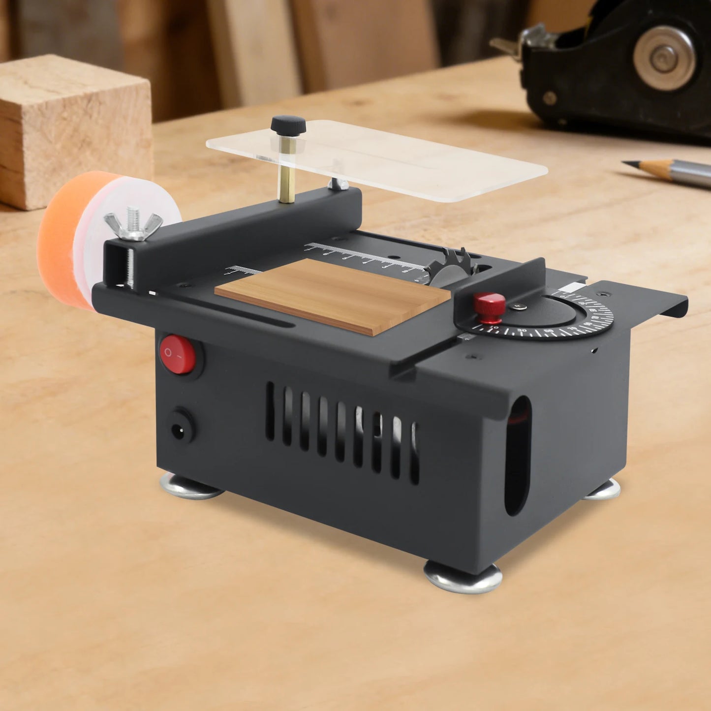 Mini Electric Table Saw With Four Blades Angle 0 90