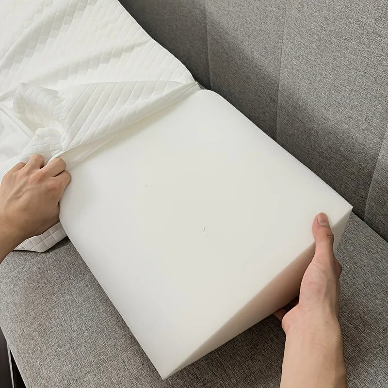 NONECN Bed Wedge Pillow Memory Foam Adjustable For Back Support