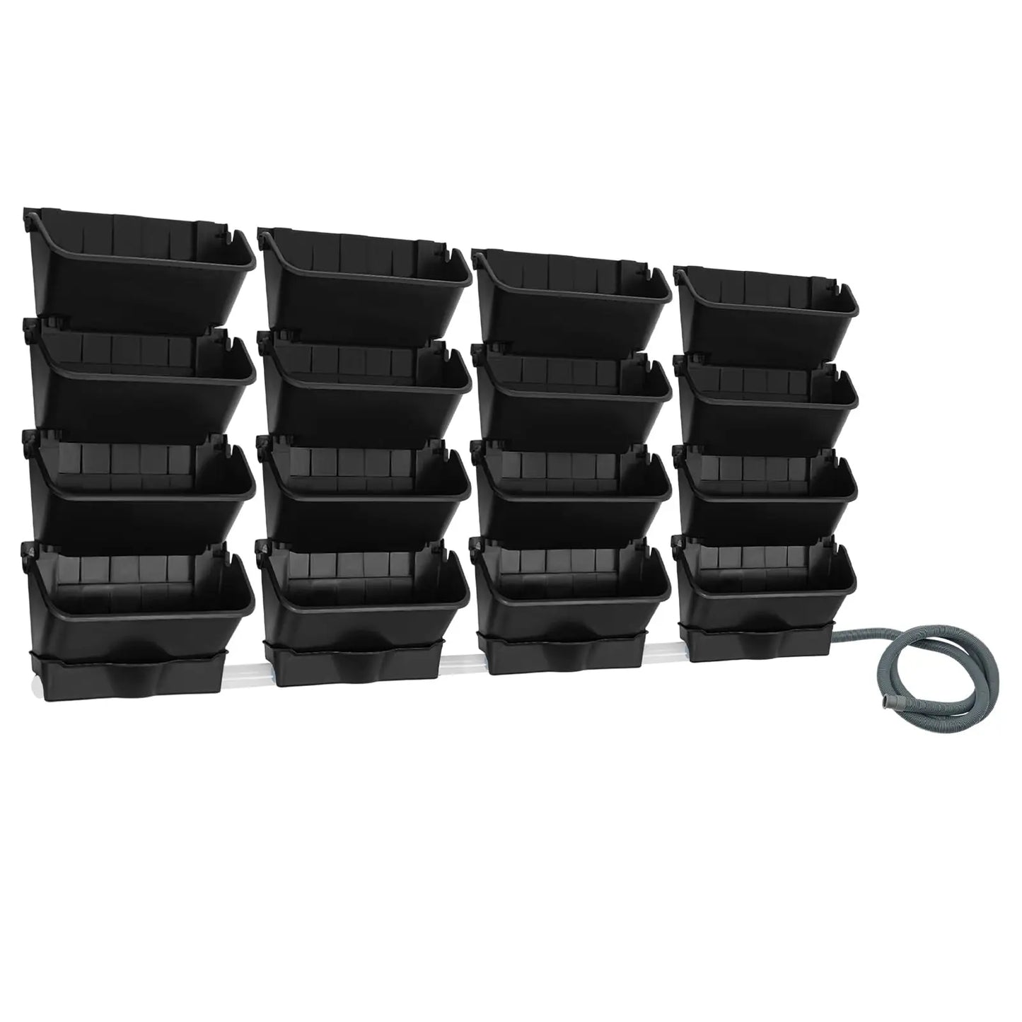Bymaocar Self Watering Vertical Wall Planter With 16 Pots
