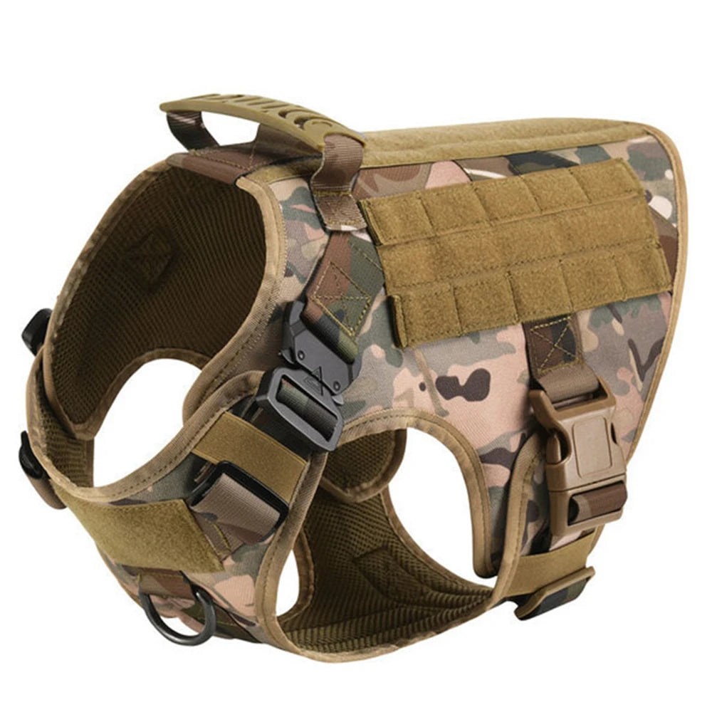 Padded Nylon Dog Harness And Leash Set With Quick Release
