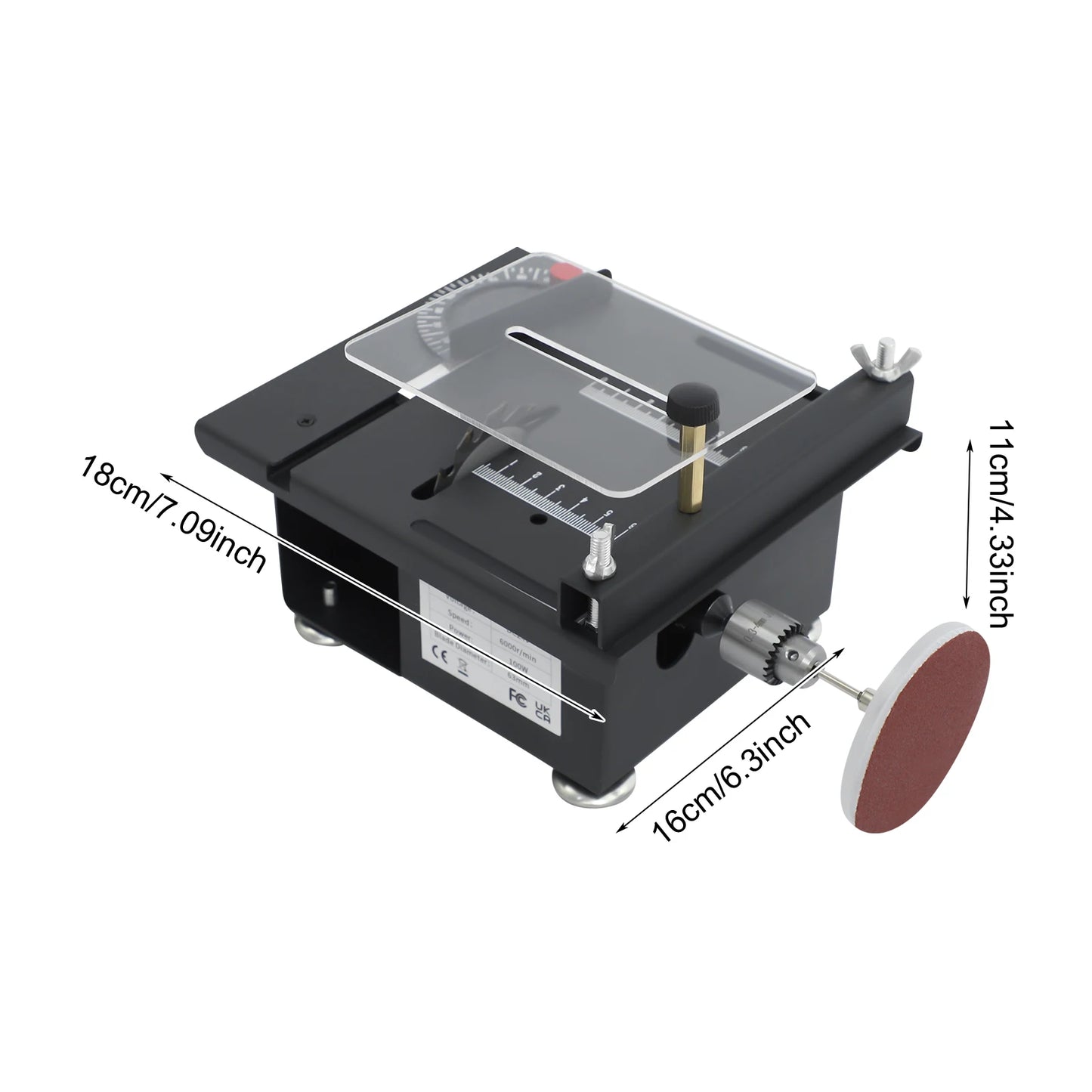 Mini Electric Table Saw With Four Blades Angle 0 90