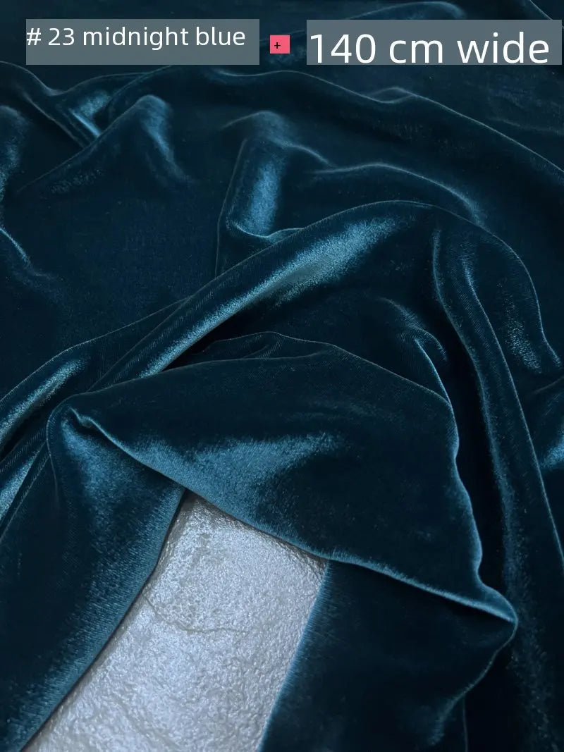 NONECN Mulberry Silk Velvet Fabric for High End Dresses