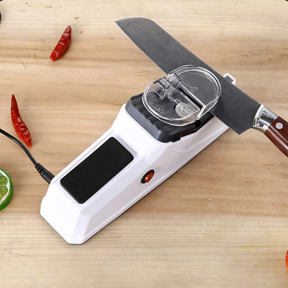 APWIKOGER Electric Knife Sharpener Adjustable Fast Sharpening Kitchen Knives