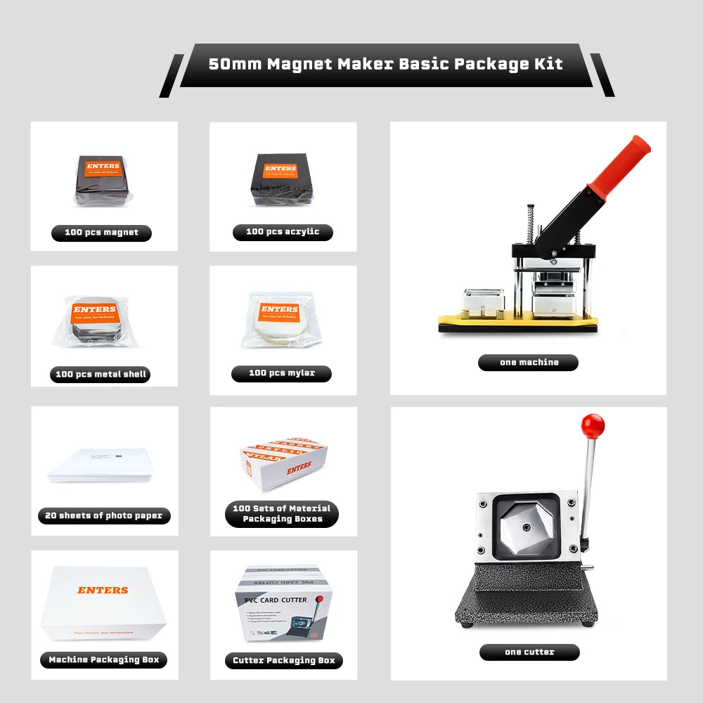 Professional Custom Photo Fridge Magnet Button Maker Machine