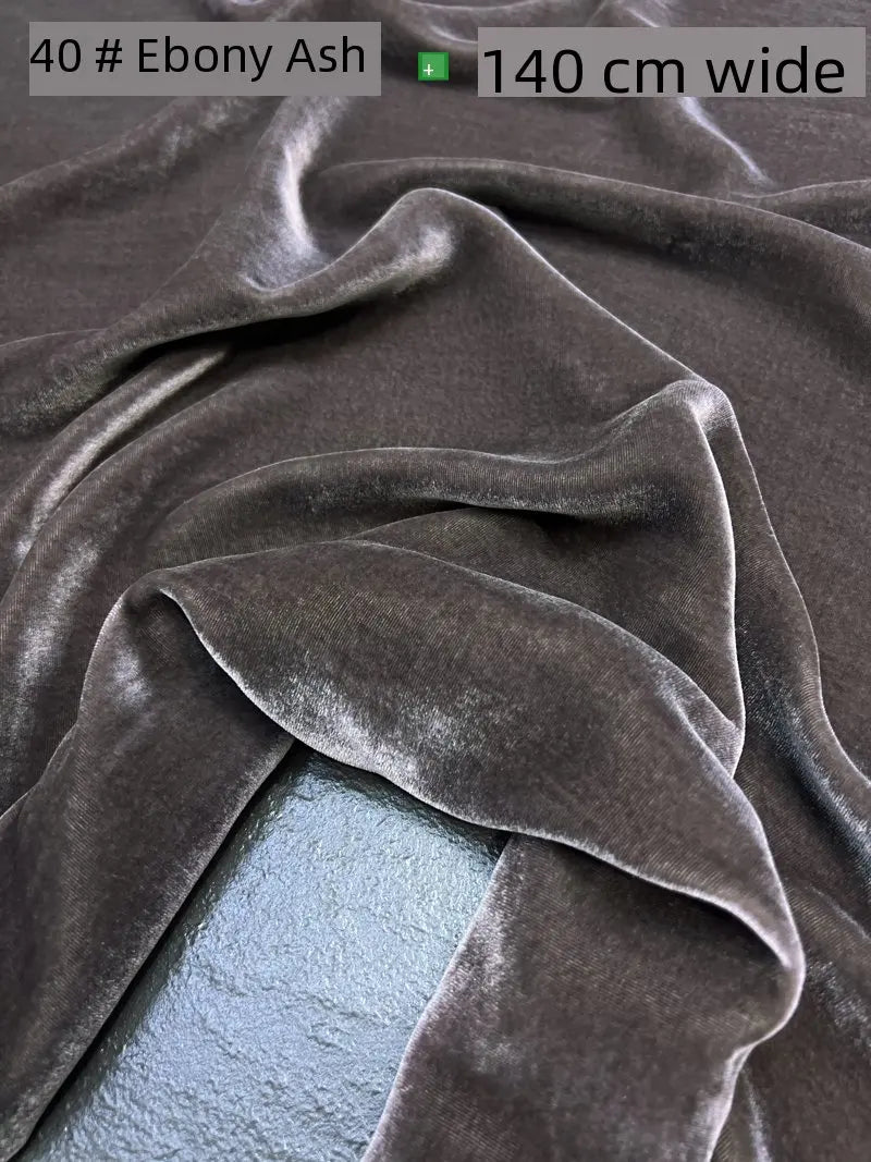NONECN Mulberry Silk Velvet Fabric for High End Dresses