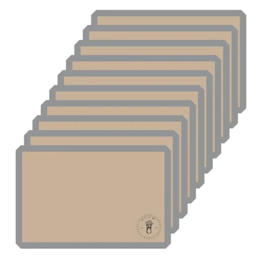 Silicone Baking Mats Non Stick Oven Safe Pack Of 10