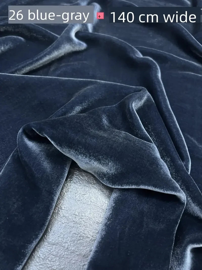 NONECN Mulberry Silk Velvet Fabric for High End Dresses