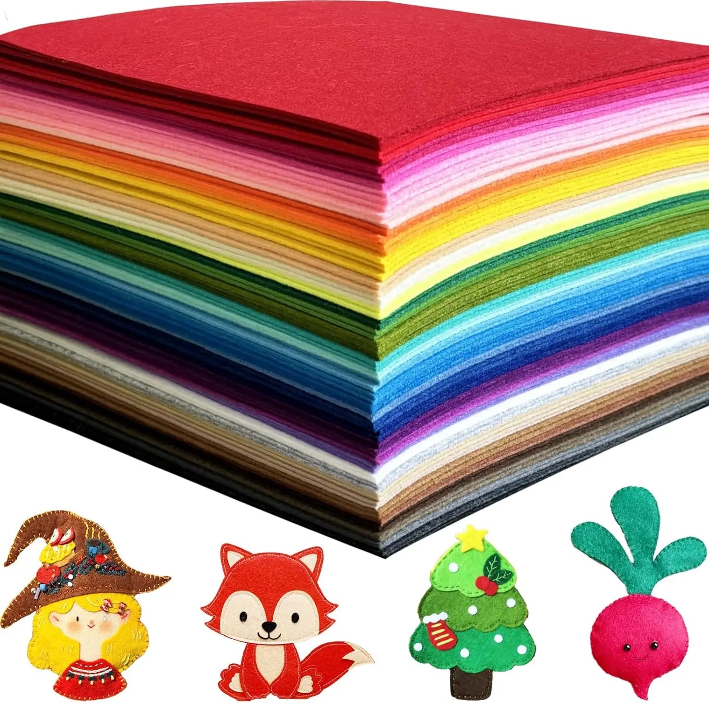 Wool Blend Felt Sheets for Crafts DIY Projects Pack