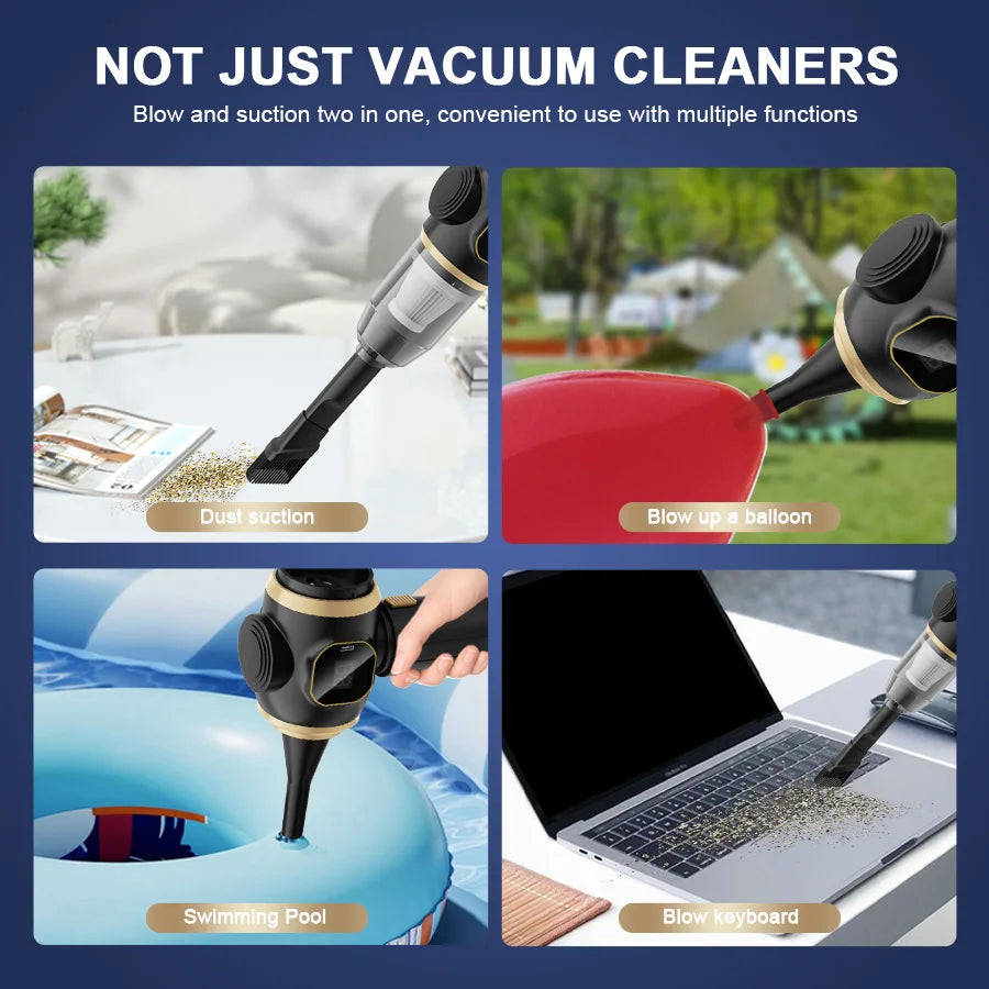 ABS Wireless Car Vacuum Cleaner High Power For Car And Home Cleaning