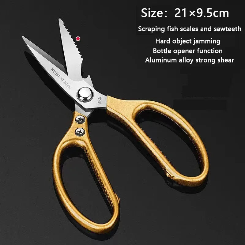 Stainless Steel Kitchen Scissors Multifunctional Chicken Bone Shears