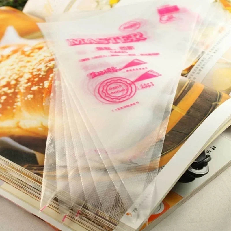 Disposable Pastry Bags for Cake Icing and Piping Tools