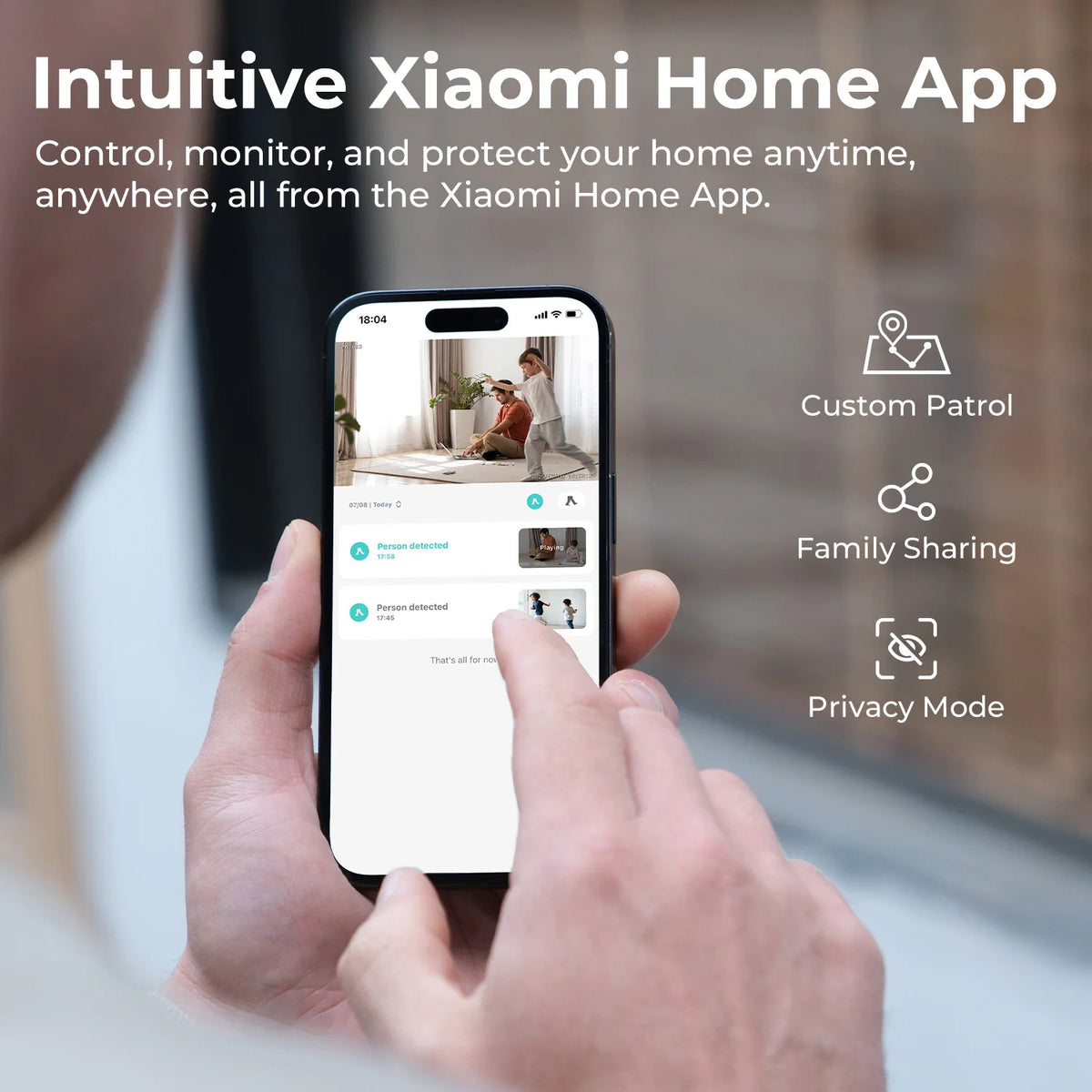 IMILAB 4K Indoor Security Camera With AI Pet Tracking