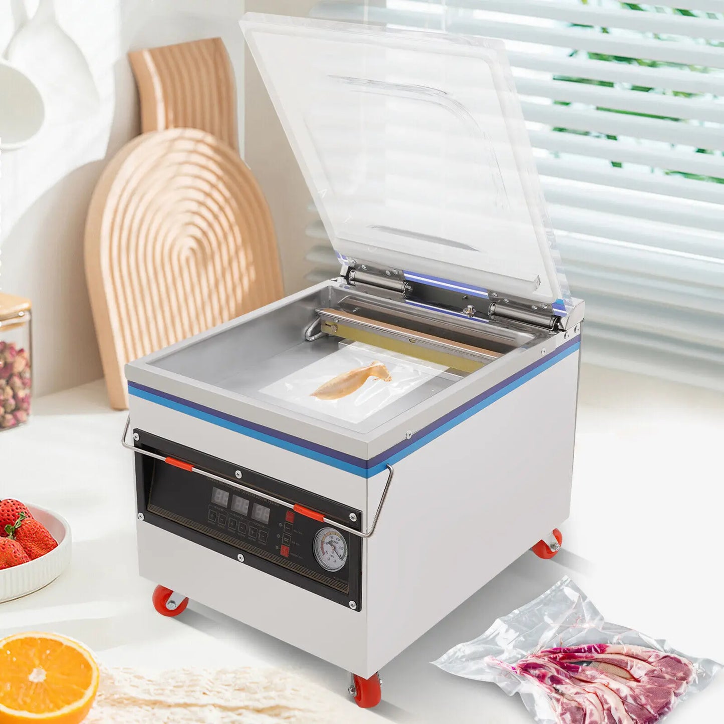 DZ 320 Electric Vacuum Packing Machine Chamber Sealer 800W