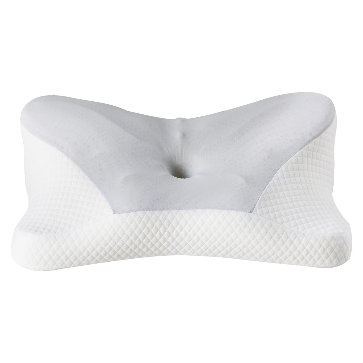 JHK Ergonomic Memory Foam Cervical Contour Pillow With Cooling Pillowcase