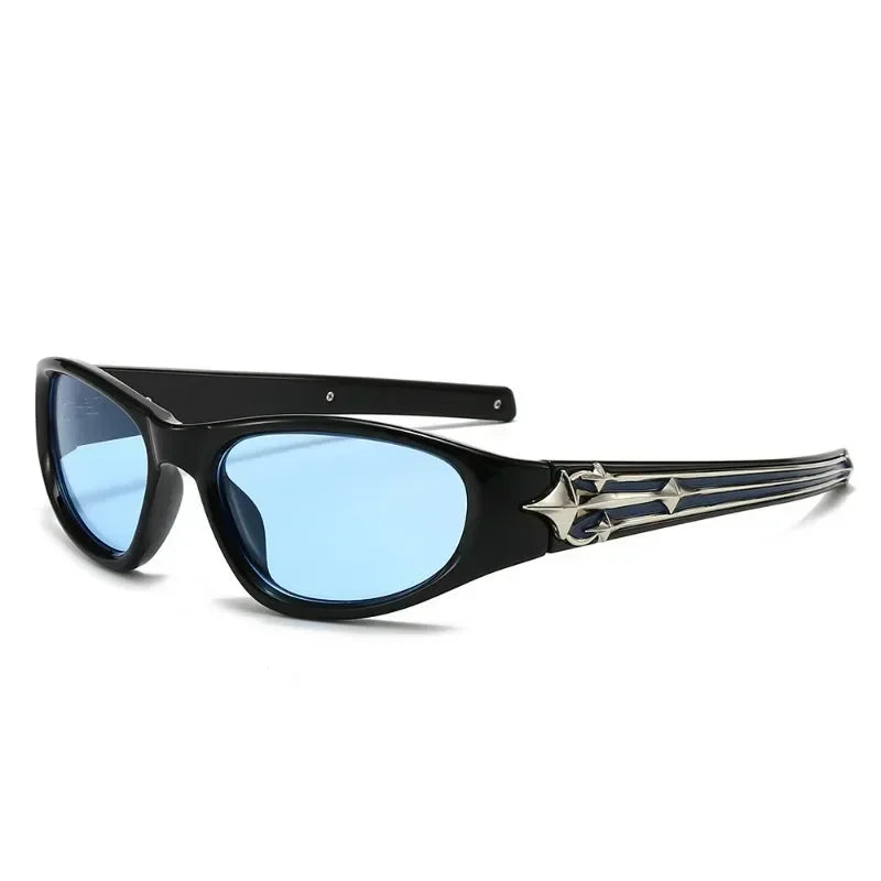Cat Eye Sunglasses Unisex Rivet Star UV400 Fashion Shades
