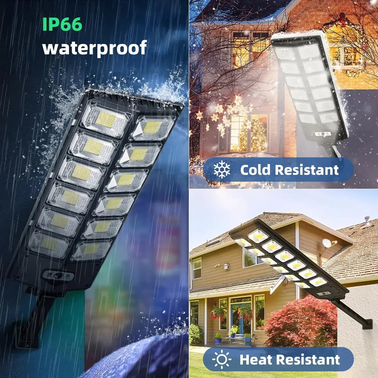 Solar Street Lights Outdoor Motion Sensor LED Parking Lot