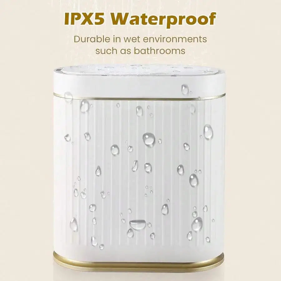 Smart Motion Sensor Trash Can With Lid Plastic Bin