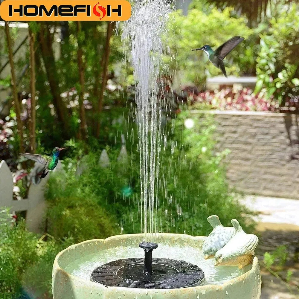 UPWORK Solar Powered Water Fountain Mini Floating Pump for Birdbath