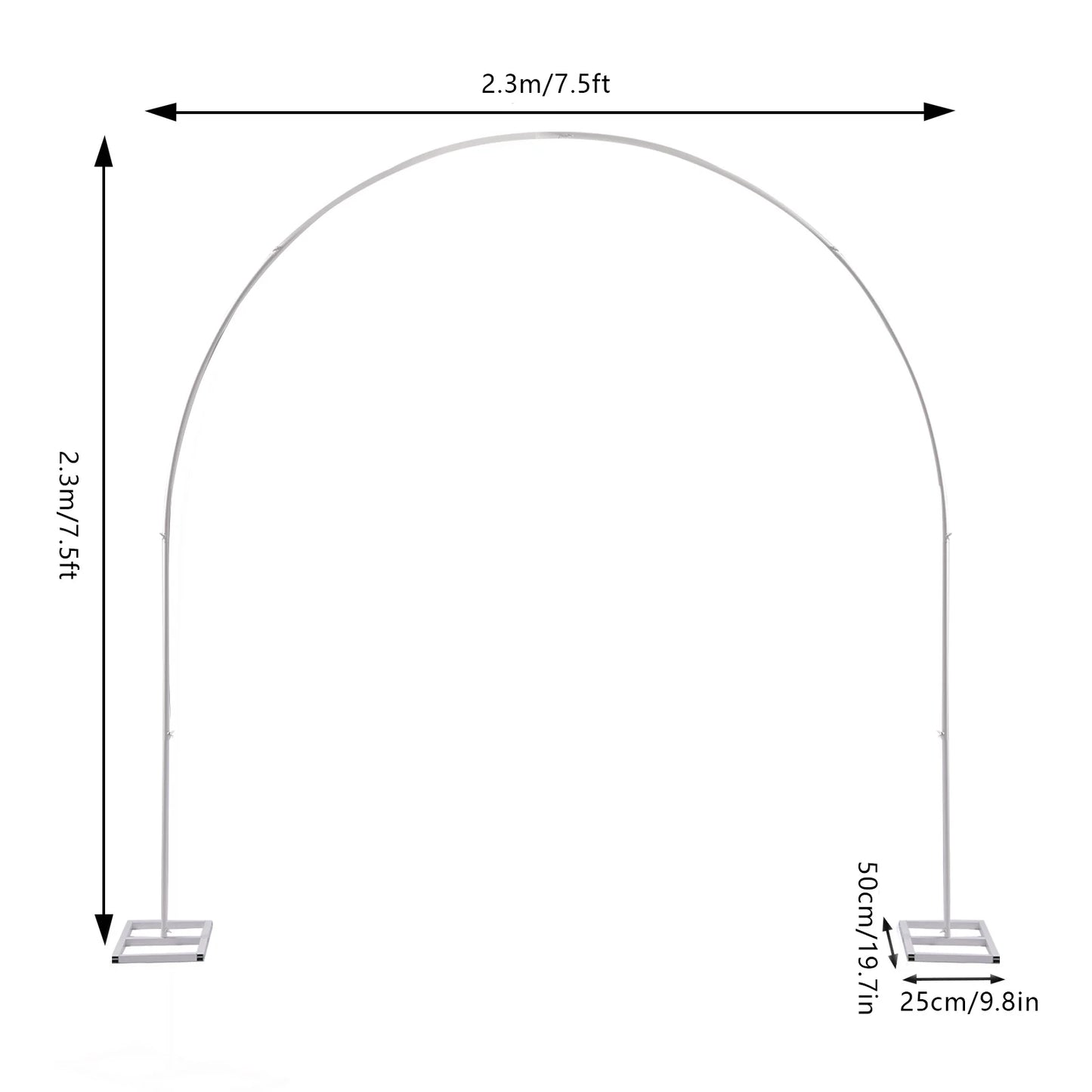 Sichuan Electronic Metal Wedding Arch Stand Backdrop