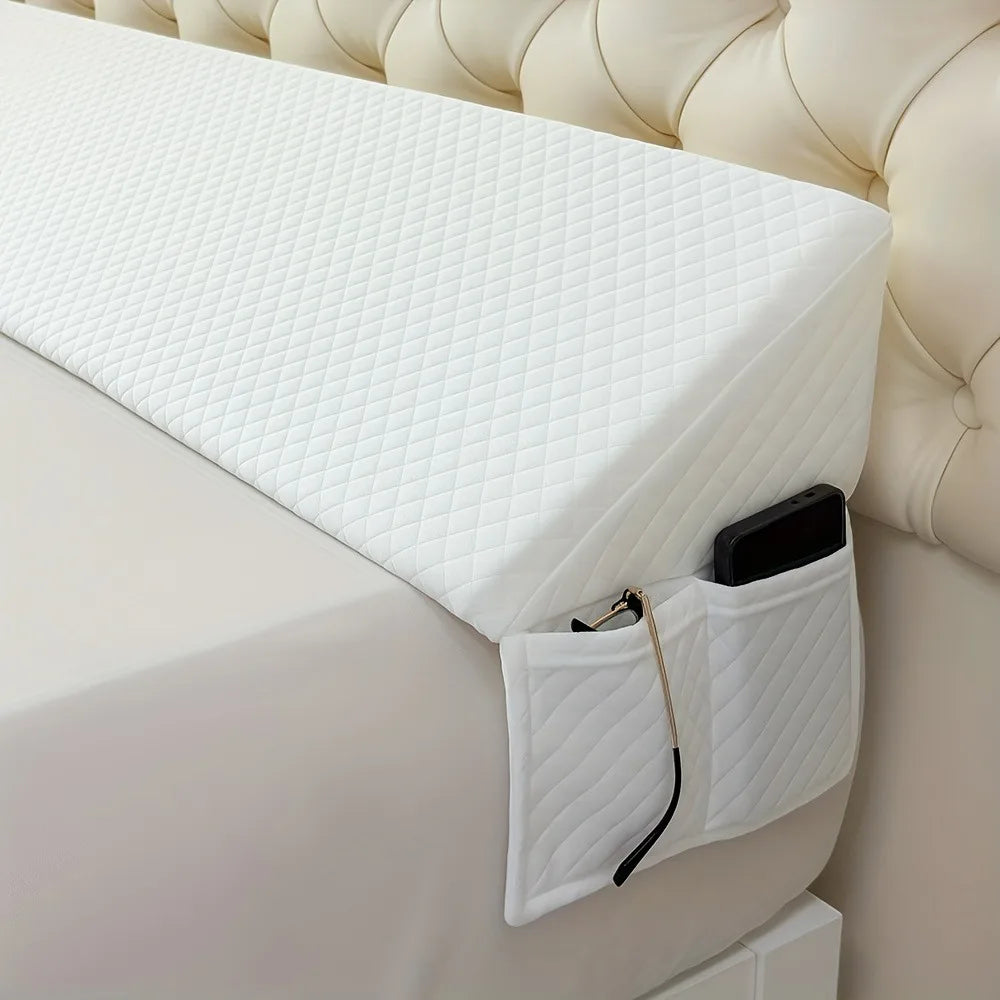 NONECN Bed Wedge Pillow Memory Foam Adjustable For Back Support