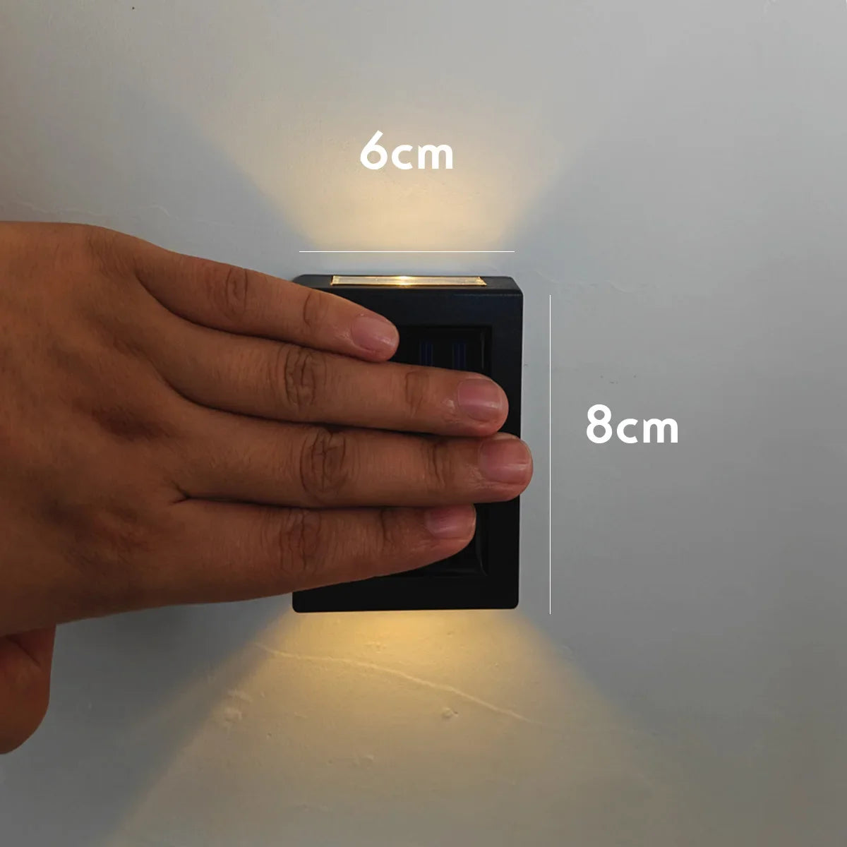 AlliLit Solar LED Wall Light Waterproof Outdoor Garden