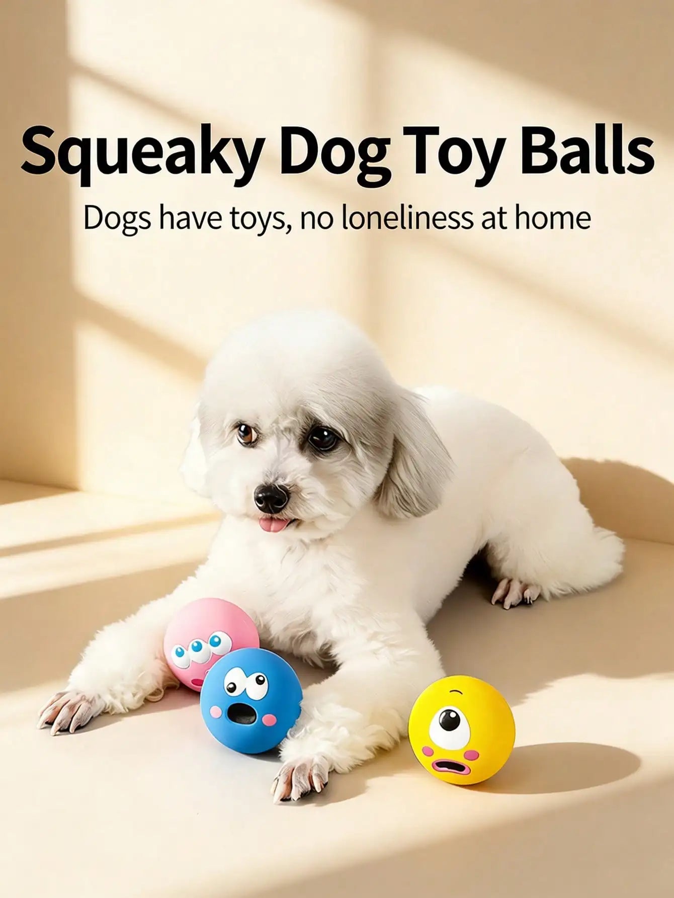 Interactive Squeaky Dog Toy For Dental Cleaning And Training