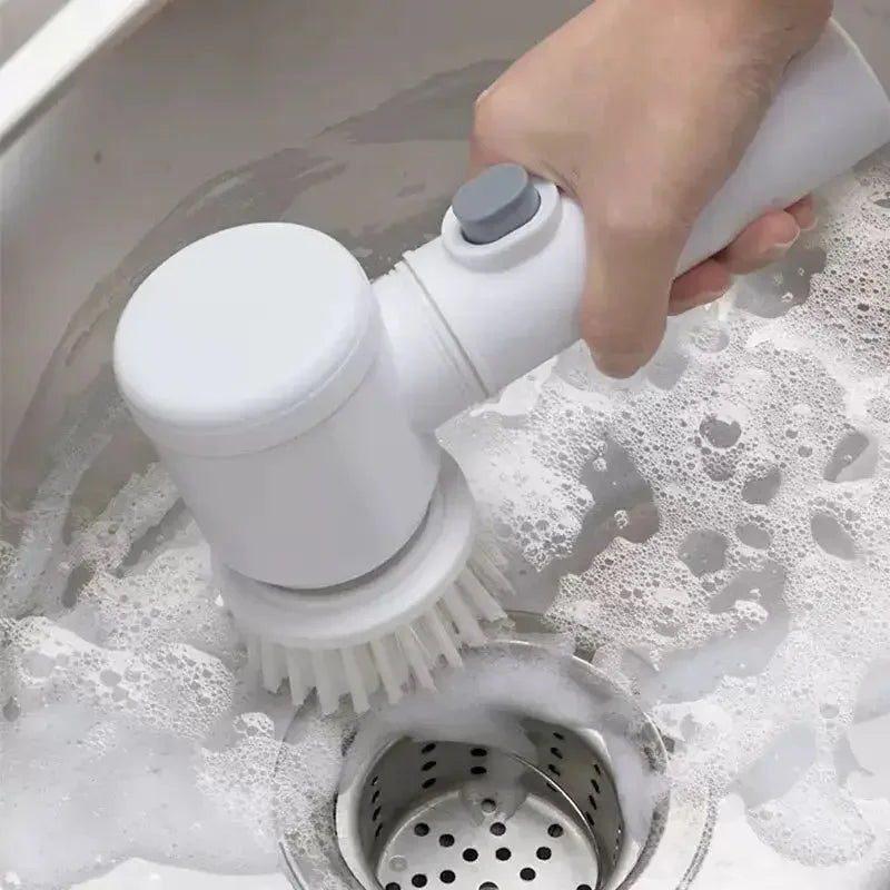 Wireless Handheld Electric Cleaning Brush For Dishes Pots Pans